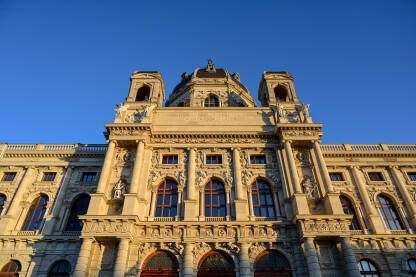 Austrija, Beč: Kunsthistorisches Museum ili Muzej istorije umjetnosti. Zgrada u centru grada.