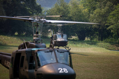 Helikopteri OS BiH u akciji gašenja požara