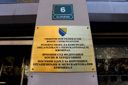 Vrhovni sud Federacije Bosne i Hercegovine, posebni odjel za korupciju, organizirani i međukantonalni kriminal