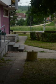 Park i betonske stepenice