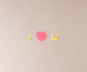 I love you pozadina od post it papirića. Minimalan koncept / I love you background made out of colorfull post it notes. Minimal concept.
