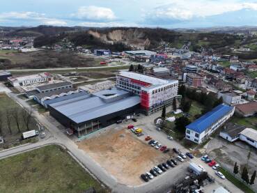 Izgradnja tržnog centra Melka city u Velikoj Kladuši.