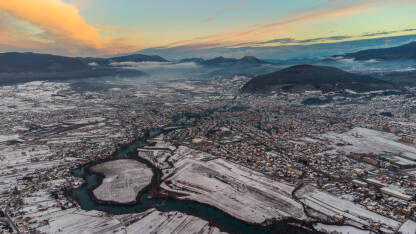 Zima u Bihaću, snimke dronom