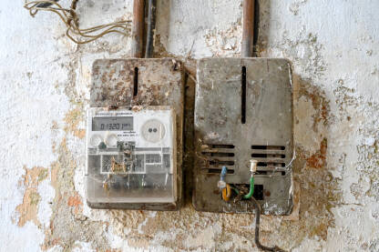 Stari mjerač potrošnje električne energije.