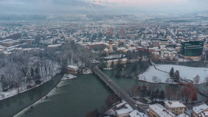 Zima u Bihaću, snimke dronom