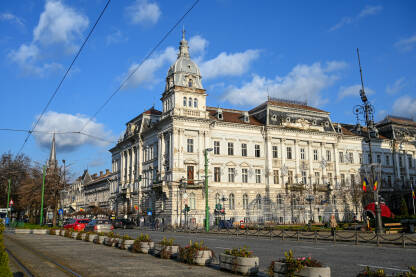 Arad, Rumunija, historijske zgrade u centru grada.