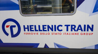 Hellenic train. Logo grčke željezničke transportne kompanije.