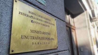 Tabla Ministarstva unutrašnjih poslova Kantona Sarajevo