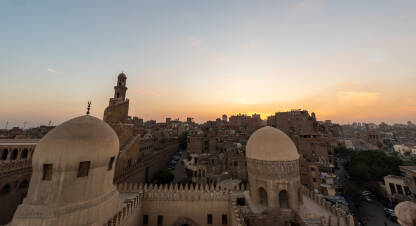 zalazak Sunca u Kairu.