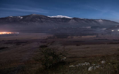 Planina Plješevica noću