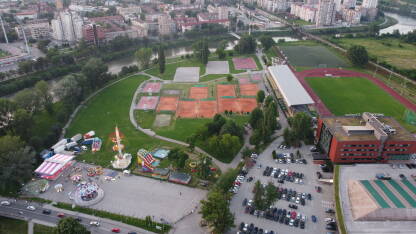 Grad Zenica, naselja grada snimljeni dronom