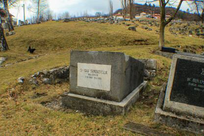 Jevrejsko groblje u Sarajevu, grob Isaka Samokovlije