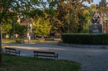 Gradski park u Tuzli.