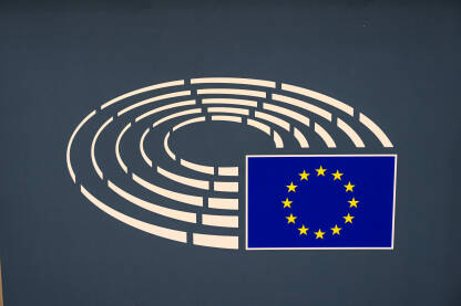 Logo Evropskog parlamenta. Institucije EU.