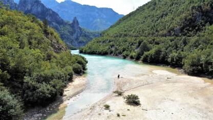 Plaža Diva Grabovica na Neretvi u blizini Jablanice.