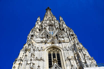 Bečka katedrala ili katedrala sv. Stjepana (Stephansdom). Beč, Austrija: Katedrala u centru grada.