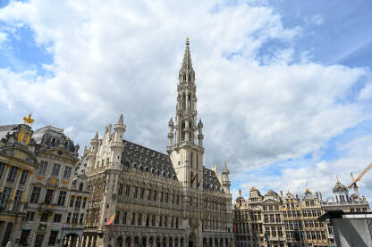Brisel, Belgija: Historijske zgrade u centru grada. Grand Place je centralni trg u Briselu.