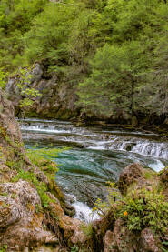 Vodopad Štrbački buk na rijeci Uni. Nacionalni park Una, Bihać. Bosna i Hercegovina.
