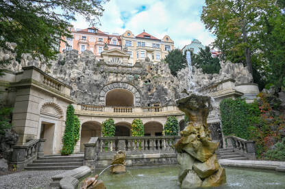 Park Grebovka, Prag. Fontana smještena unutar parka Grebovka.