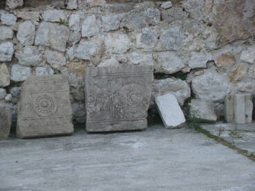 Fragmenti u Travničkoj tvrđavi.
